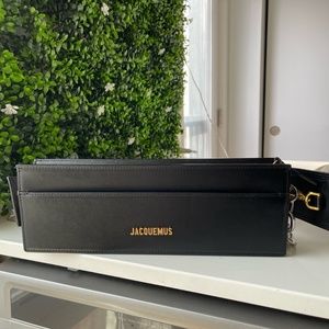 Jacquemus Le Ciuciu Black Leather Shoulder Bag